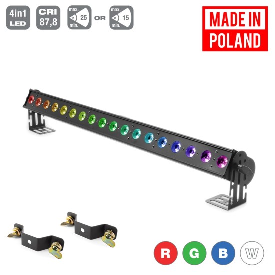 Flash LED WASHER 18x10W RGBW 25 kohtvalgusti