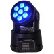 Flash LED 7x10W RGBW 4in1 liikuva peaga valgusti